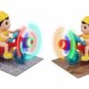 Electric STUNT Tricycle Cartoon Little Boy Light Up Toy