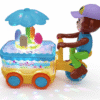 Mini ICE CREAM CART ROTATING TOY WITH LIGHT AND MUSIC