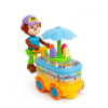 Mini ICE CREAM CART ROTATING TOY WITH LIGHT AND MUSIC