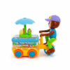 Mini ICE CREAM CART ROTATING TOY WITH LIGHT AND MUSIC