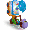 Mini ICE CREAM CART ROTATING TOY WITH LIGHT AND MUSIC