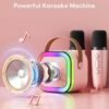 Screenshot Mini Portable Blue-Tooth Karaoke Speaker with Wireless Microphone & lights. Best Gift for kids