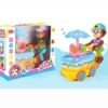 Mini ICE CREAM CART ROTATING TOY WITH LIGHT AND MUSIC