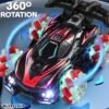 Hot F1 Drift RC Car With Led Lights Music 2.4G ,SPRAY STUNT CAR