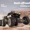 RC Monster truck with 6 wheels and smoke