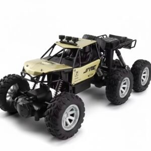 RC Monster truck with 6 wheels and smoke