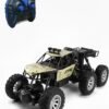 RC Monster truck with 6 wheels and smoke