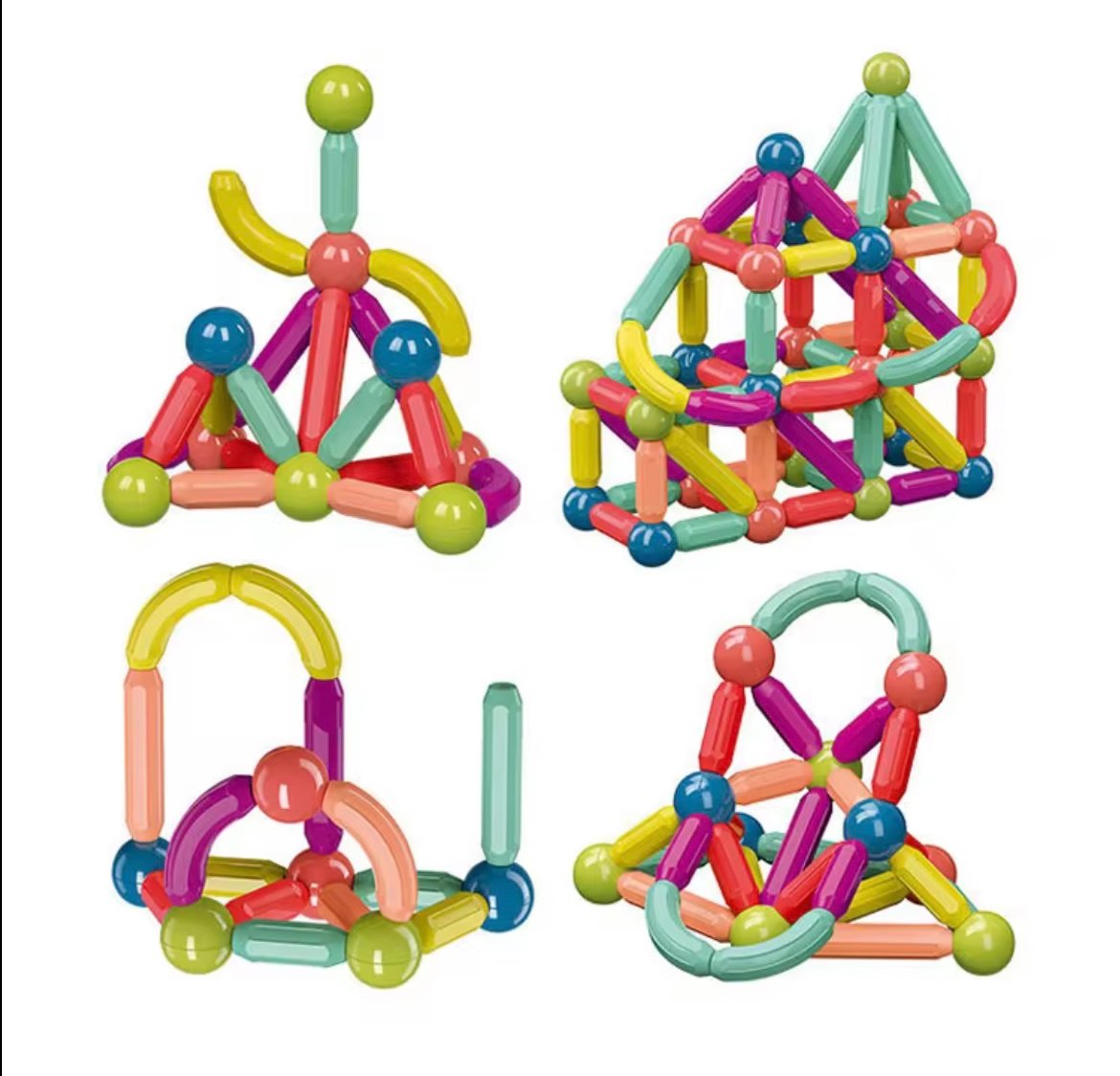 Magnetic Blocks Set Toy 25 pcs - Image 3