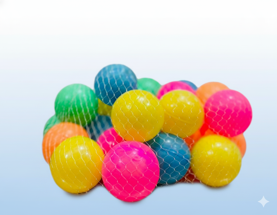 Colourfull Soft Balls Pack of 25