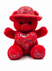 Gemini_Generated_Image_bvbpu6bvbpu6bvbp Red “I Love You” Teddy Bear with Hat – Soft Plush Gift Toy