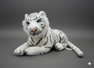 Gemini_Generated_Image_ig3wb9ig3wb9ig3w Realistic Tiger Soft Plush Toy – Premium Cuddle Animal (Available in Yellow & White)