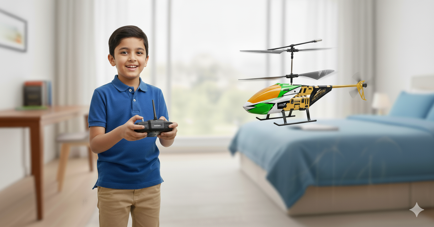 Flight 7 Remote Control Helicopter – Rechargeable Toy Drone for Kids - Image 2