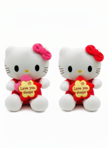Hello Kitty Love Plush Toy – “Love You Always” Soft Cuddly Gift for Kids & Loved Ones