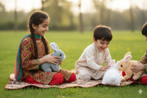 Gemini_Generated_Image_ut1a75ut1a75ut1a Battery Operated Walking & Musical Rabbit – Musical Plush Toy for Kids