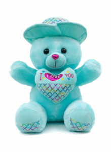 Gemini_Generated_Image_vaym3dvaym3dvaym Blue “I Love You” Teddy Bear with Hat – Soft Plush Gift Toy