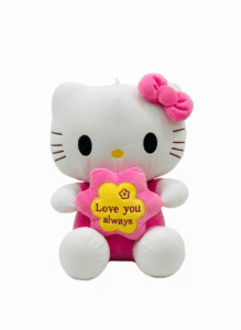 Hello Kitty Love Plush Toy – “Love You Always” Soft Cuddly Gift for Kids & Loved Ones