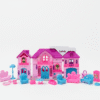 Dreamy Love Dollhouse Set – Deluxe Pink & Blue Mansion with Furniture Accessories