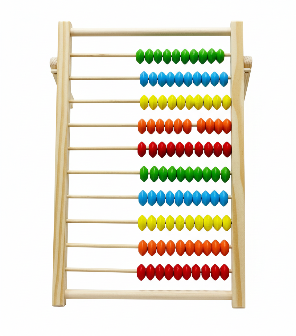 Rainbow Wooden Abacus – Classic Counting Toy for Smart Early Learning