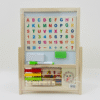 5 in 1 Wooden Learning Board for Kid Magnetic Alphabet, Numbers & Abacus Educational Set