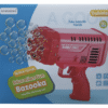 2-in-1 Bazooka Boom Feast Bubble Gun Perfect Party Gift for Kids Space Rocket