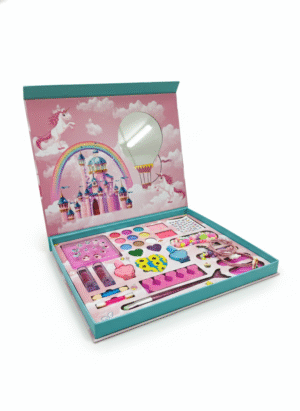 Premium Dreamy Princess Beauty Set – Magical Unicorn Castle Makeup Kit for Kids