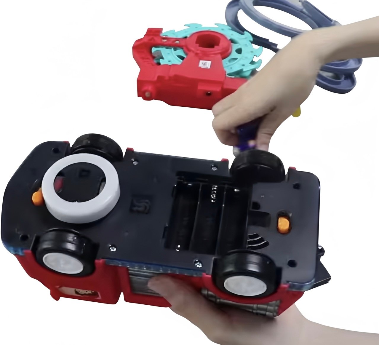 Rail Car Duck Swivel Slide Toy for Kids - Image 8