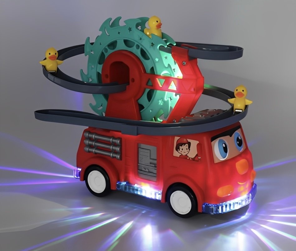 Rail Car Duck Swivel Slide Toy for Kids - Image 5