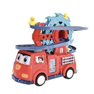 Rail Car Duck Swivel Slide Toy for Kids