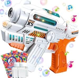 Screenshot 2-in-1 Bubble Gun with Music & Light – Automatic Bubble Blaster Machine Gun Toy | Kids’ Bubble Maker with Lights & Sound Effects