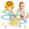 Musical Duck Track Set Toy for Kids | Automatic Slide with Music & Flashing Lights With 3 Ducks