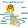 Musical Duck Track Set Toy for Kids | Automatic Slide with Music & Flashing Lights With 3 Ducks