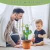 Dancing Talking Cactus Toy – Singing, Mimicking & Light-Up Fun Buddy for Kid