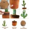Dancing Talking Cactus Toy – Singing, Mimicking & Light-Up Fun Buddy for Kid