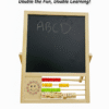 5 in 1 Wooden Learning Board for Kid Magnetic Alphabet, Numbers & Abacus Educational Set