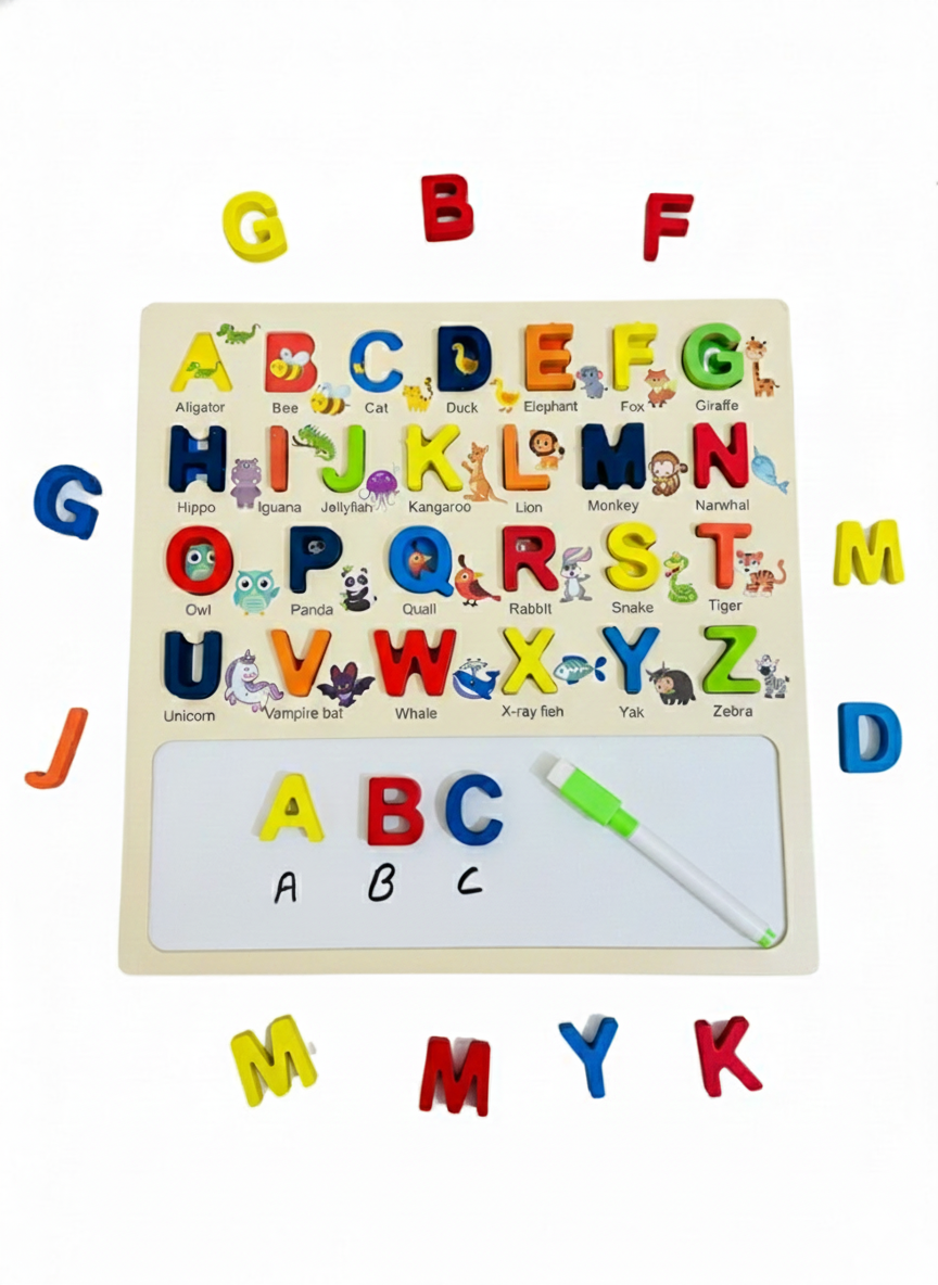 Animal Alphabet Magnetic Board – Fun A to Z Learning Toy for Little Explorers - Image 2