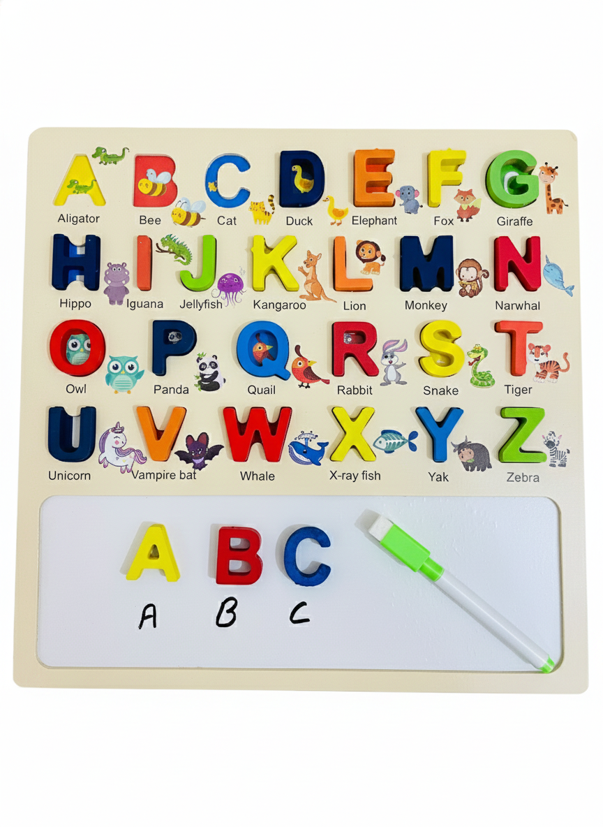 Animal Alphabet Magnetic Board – Fun A to Z Learning Toy for Little Explorers - Image 3