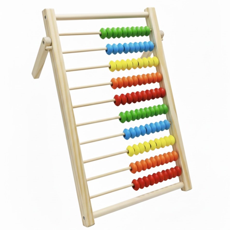 Rainbow Wooden Abacus – Classic Counting Toy for Smart Early Learning - Image 3