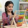 Rainbow Wooden Abacus – Classic Counting Toy for Smart Early Learning