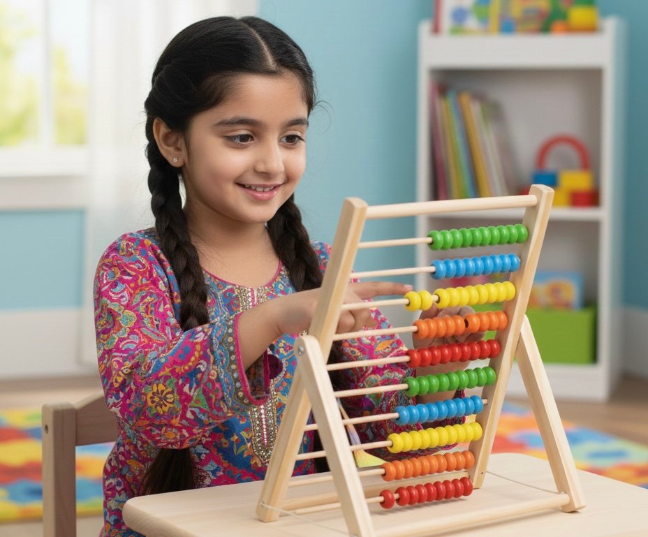 Rainbow Wooden Abacus – Classic Counting Toy for Smart Early Learning - Image 4