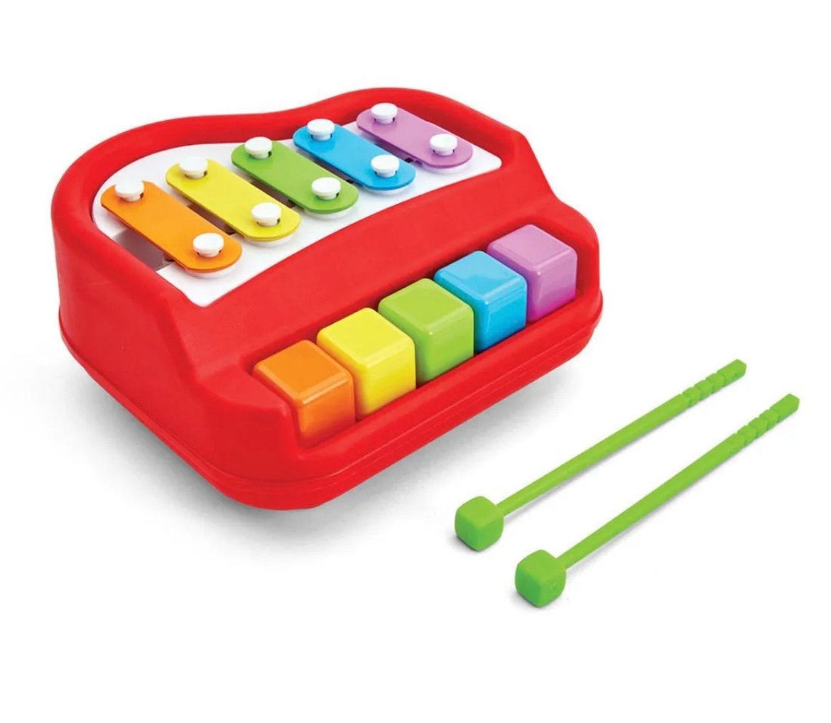 Rainbow Xylophone Piano – Colorful Musical Toy with Mallets for Kids - Image 3