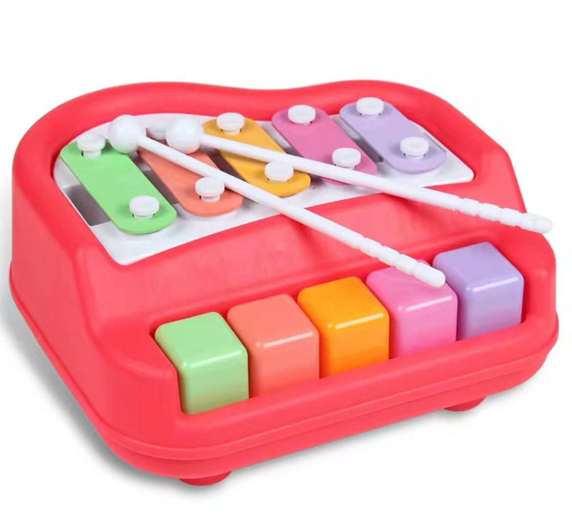 Rainbow Xylophone Piano – Colorful Musical Toy with Mallets for Kids - Image 7