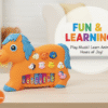 Musical Horse Cartoon Piano – Fun Animal Sound Keyboard for Kids