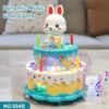 Screenshot Rotating Bunny Birthday Cake Toy – Musical Light-Up Celebration for Kids