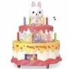IMG_4175 Rotating Bunny Birthday Cake Toy – Musical Light-Up Celebration for Kids
