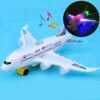 Musical Light-Up Airplane Toy – Rotating Jet with Sound & Motion