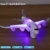 Musical Light-Up Airplane Toy – Rotating Jet with Sound & Motion