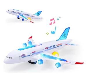 Screenshot Musical Light-Up Airplane Toy – Rotating Jet with Sound & Motion