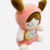 Dreamy Doll Plush Toy in Pink Hood – Super Soft, Cute & Perfect Gift for Kids