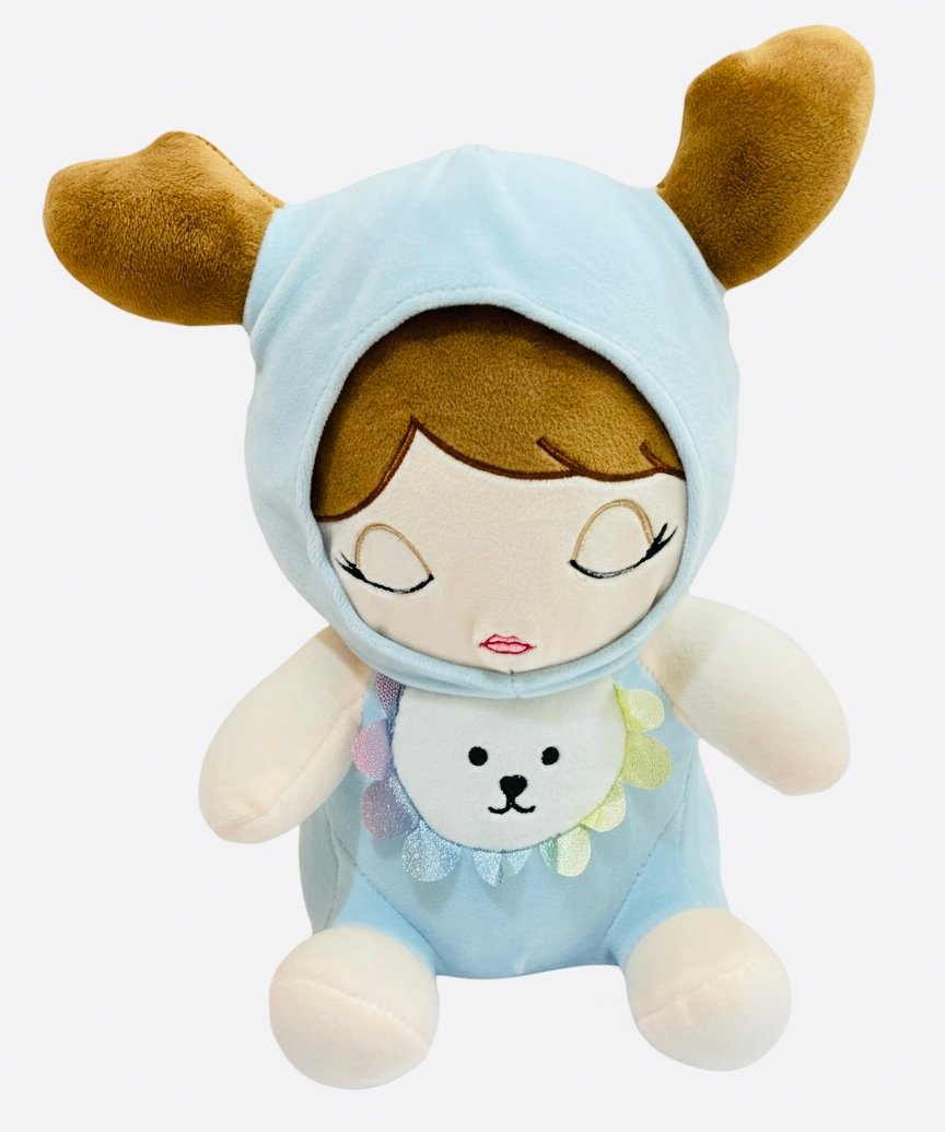 Dreamy Doll Plush Toy in Pink Hood – Super Soft, Cute & Perfect Gift for Kids - Image 7