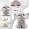 Screenshot Royal Elephant Plush Toy with Crown – Soft, Adorable & Perfect Gift for Kids